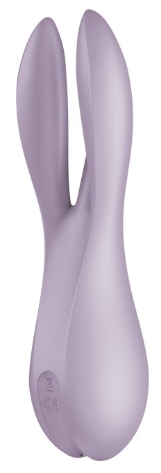 Stimulateur de clitoris vibrant Threesome 2 Satisfyer Violet