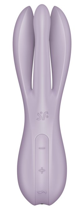 Stimulateur de clitoris vibrant Threesome 2 Satisfyer Violet