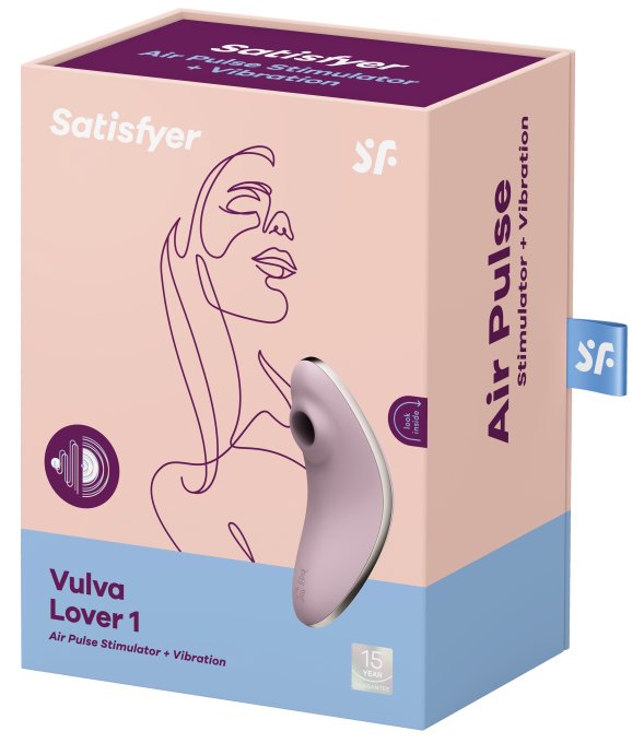 Stimulateur de clitoris Vulva Lover 1 Satisfyer Violet