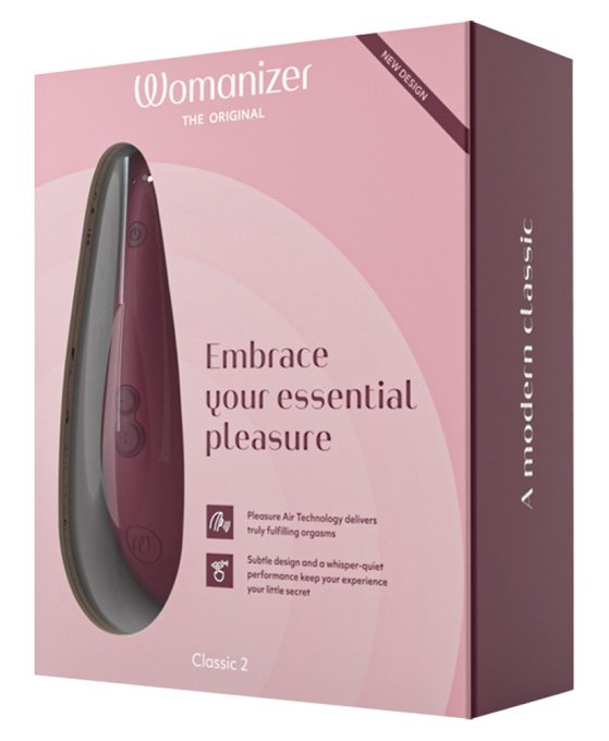 Stimulateur de clitoris Womanizer Classic 2 Bordeaux