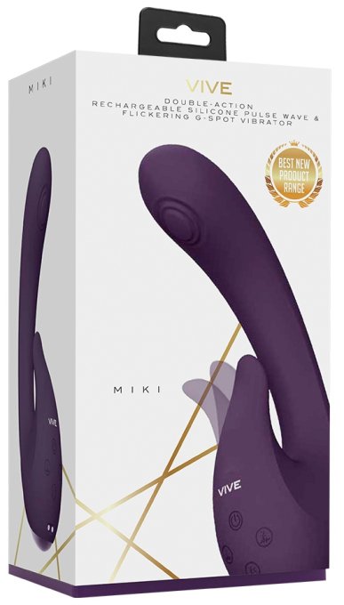 Stimulateur de Point G Miki 12 x 3.3cm Violet