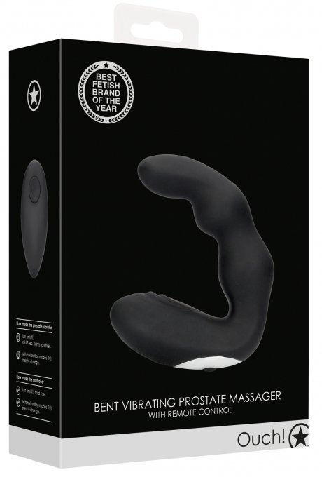 Stimulateur de prostate Bent 10 x 3.5cm