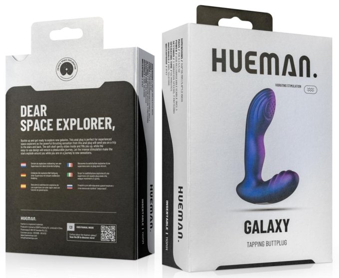 Stimulateur de prostate Galaxy Hueman 11 x 3.5cm