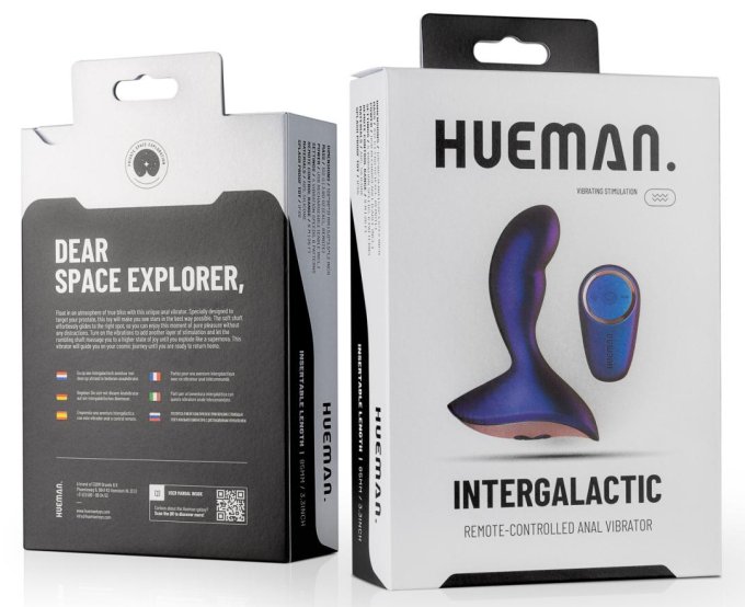 Stimulateur de prostate Intergalactic Hueman 8.5 x 3.2cm