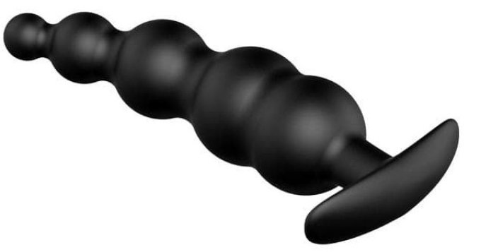 Stimulateur de Prostate silicone noir 11 x 2.9 cm