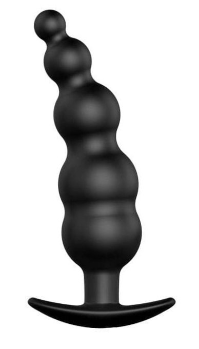 Stimulateur de Prostate silicone noir 11 x 2.9 cm