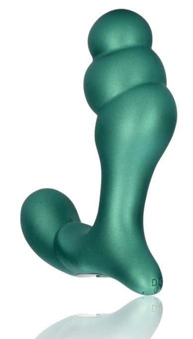 Stimulateur de prostate Stacked 10 x 3.6 cm Vert métallisé