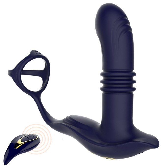 Stimulateur de prostate vibrant avec poussée Thrun 12 x 3.2cm