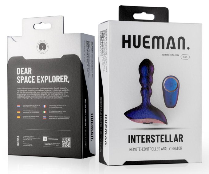 Stimulateur de prostate vibrant Interstellar Hueman 8.5 x 3cm