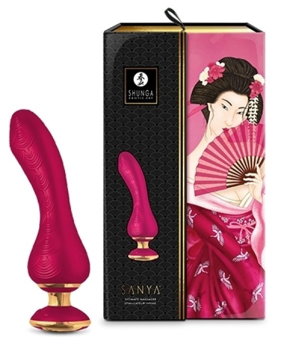 Stimulateur intime Shunga Sanya Framboise