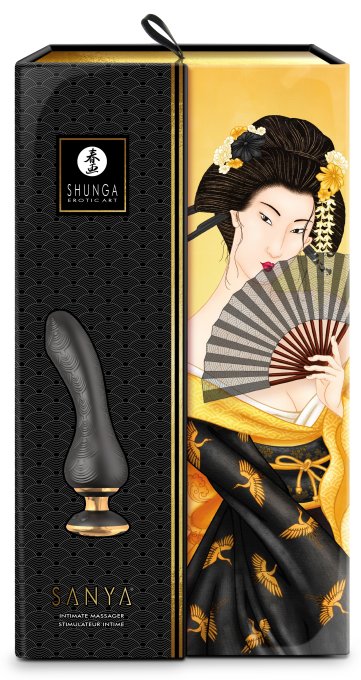 Stimulateur intime Shunga Sanya Noir