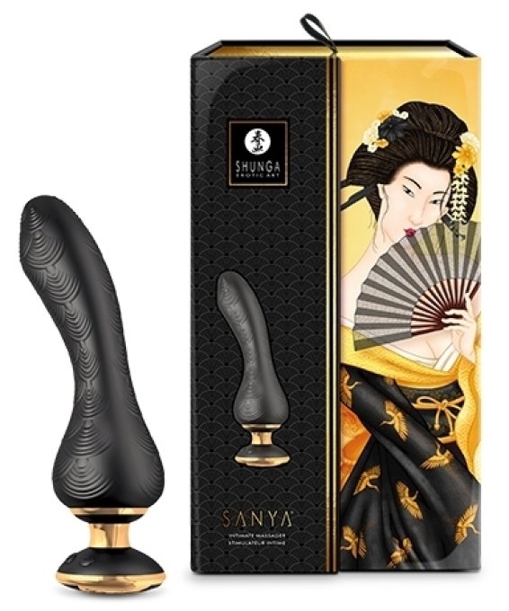 Stimulateur intime Shunga Sanya Noir