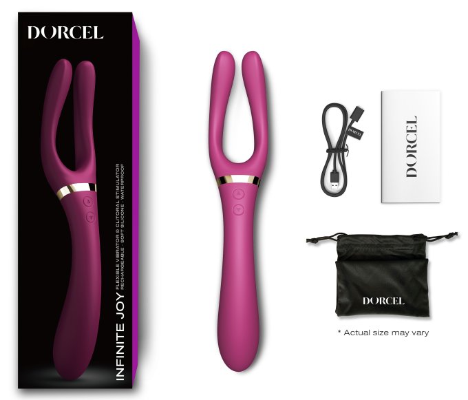 Stimulateur multi-fonctions Infinite Joy Dorcel Mauve