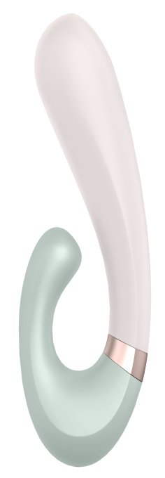 Stimulateur Point G connecté Heat Wave Satisfyer 14 x 3.5cm Menthe