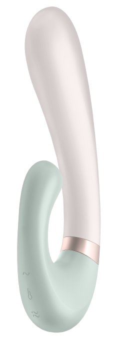 Stimulateur Point G connecté Heat Wave Satisfyer 14 x 3.5cm Menthe