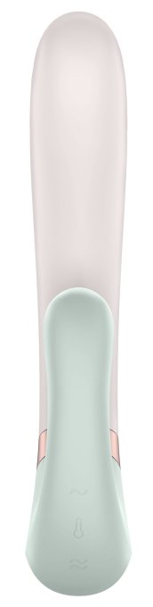 Stimulateur Point G connecté Heat Wave Satisfyer 14 x 3.5cm Menthe