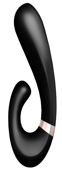 Stimulateur Point G connecté Heat Wave Satisfyer 14 x 3.5cm Noir