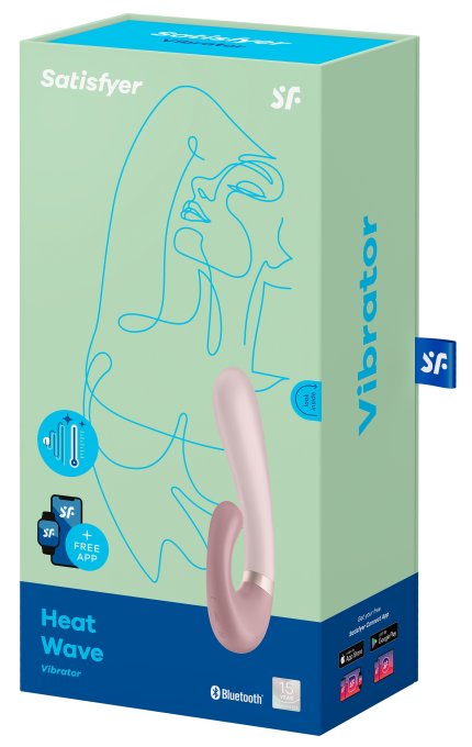 Stimulateur Point G Heat Wave Satisfyer 14 x 3.5cm