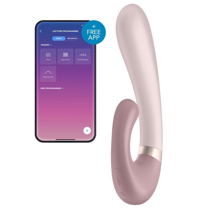 Stimulateur Point G Heat Wave Satisfyer 14 x 3.5cm