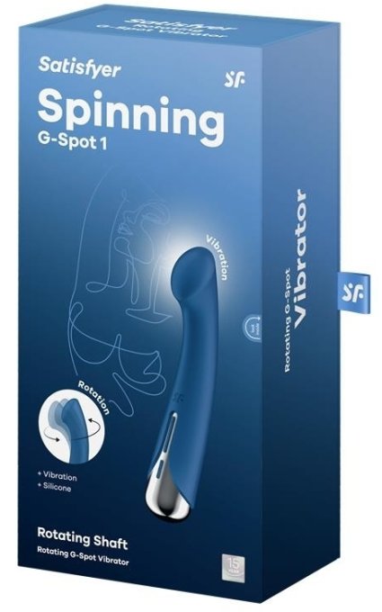 Stimulateur Spinning G-Spot 1 - 11 x 3.5cm Bleu