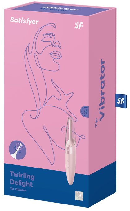 Stimulateur Tirling Delight Satisfyer 17cm Rose