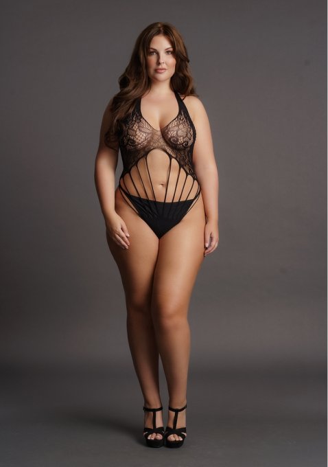 Body STRAPPY LACE Noir