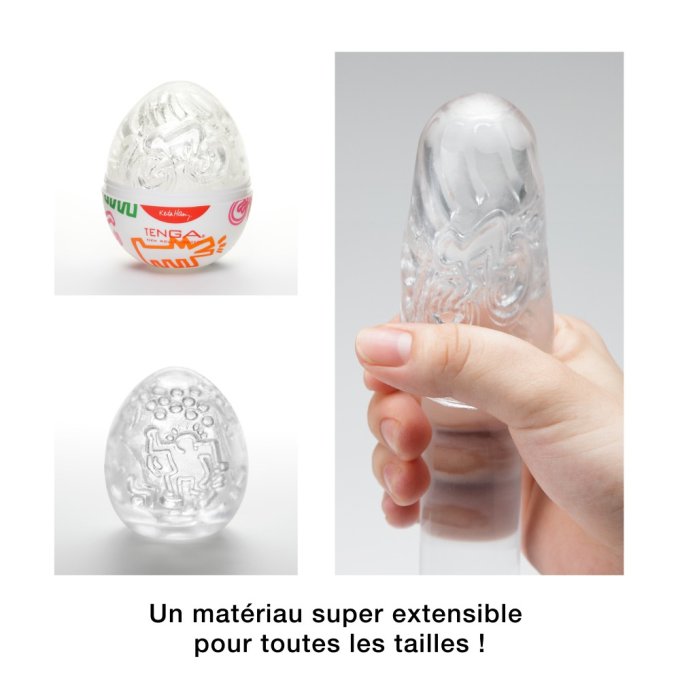 Tenga Egg Dance by Keith Haring