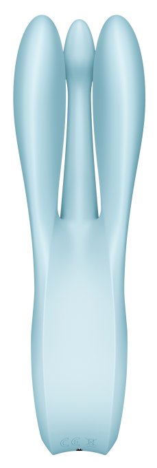 Stimulateur de clitoris vibrant Threesome 1 Satisfyer Bleu