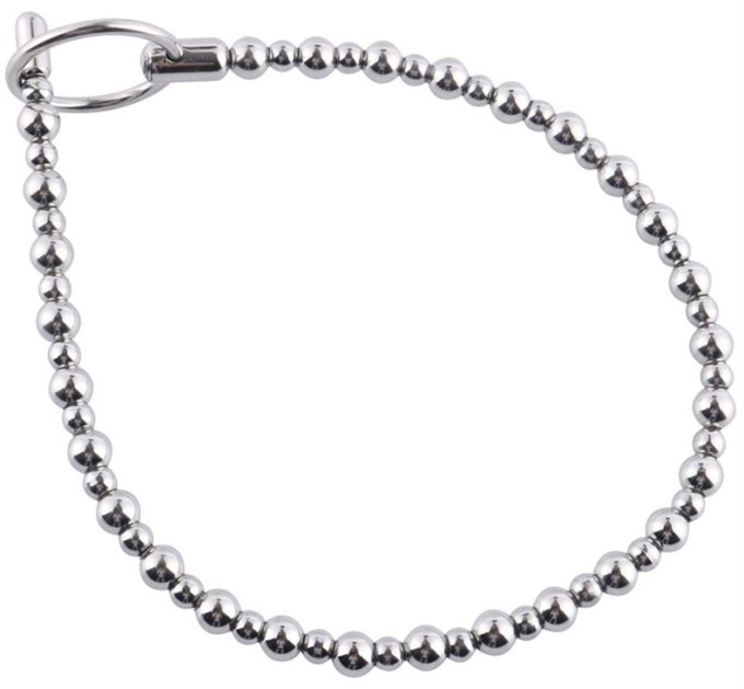 Tige d'urètre Beads Bent 35cm - Diamètre 8mm