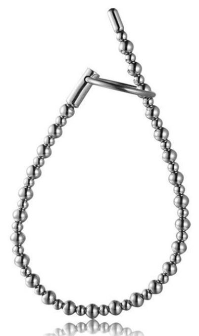 Tige d'urètre Beads Bent 35cm - Diamètre 8mm