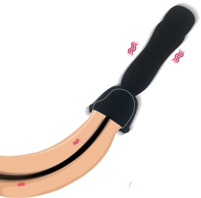 Tige d'urètre vibrant silicone VIBE IN 19cm - Diamètre 3mm