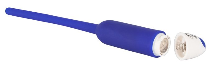 Tige d'urètre vibrante en silicone Dilator Hollow 11cm - Diamètre 8mm