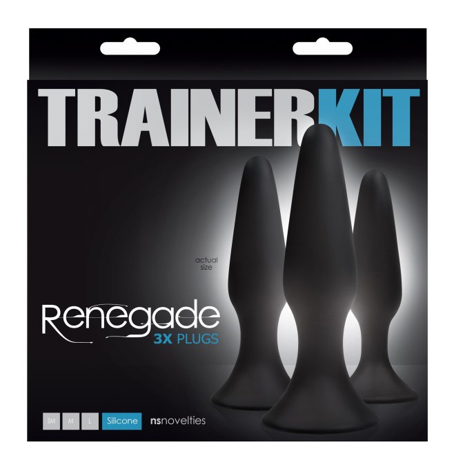 Trainer Kit de 3 plugs en silicone Renegade