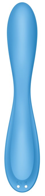 Vibro connecté G-SPOT FLEX 4+ Satisfyer 20cm Bleu