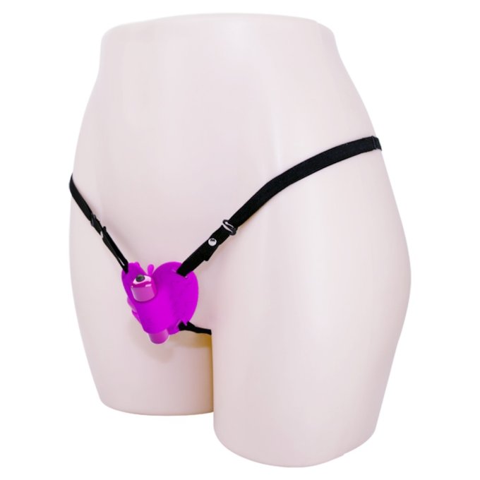 Vibro de Culotte avec Harnais Heartbeat