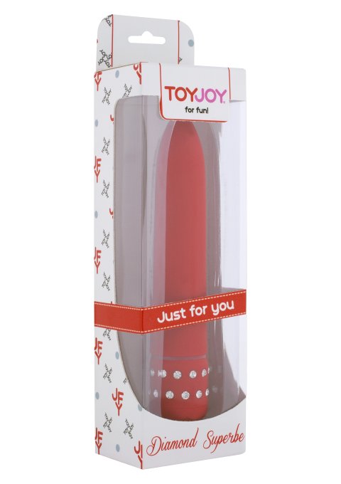 Vibro Diamond Superbe 15cm Rouge