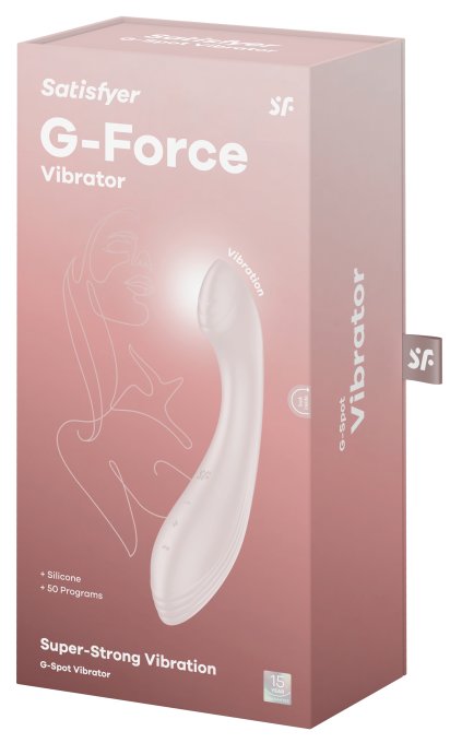 Vibro G-Force 19cm Beige