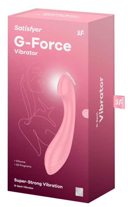 Vibro G-Force 19cm Rose