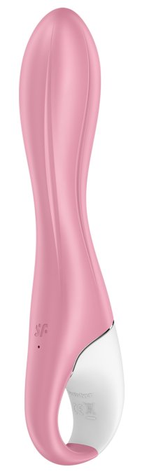 Vibro gonflable Air Pump Vibrator 2 Satisfyer 12 x 3.5cm Rose