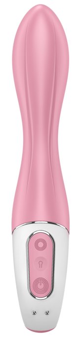 Vibro gonflable Air Pump Vibrator 2 Satisfyer 12 x 3.5cm Rose