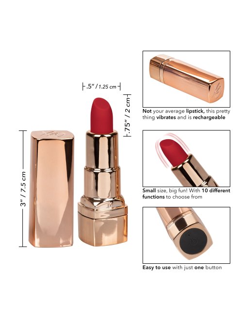 Vibro Lipstick 8cm Rouge