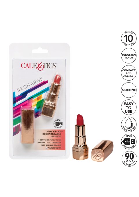 Vibro Lipstick 8cm Rouge