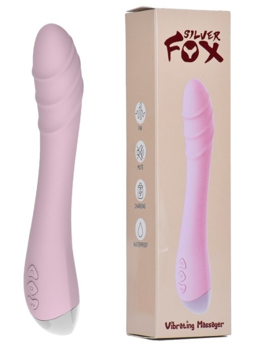 Vibro Point G Fox Lindo 14 x 3cm Rose