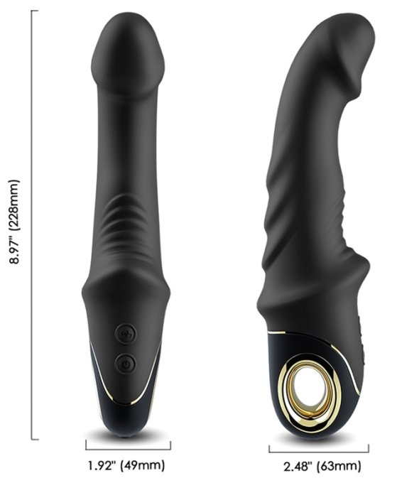 Vibro Point G JOYBLADE 12 x 4cm Noir