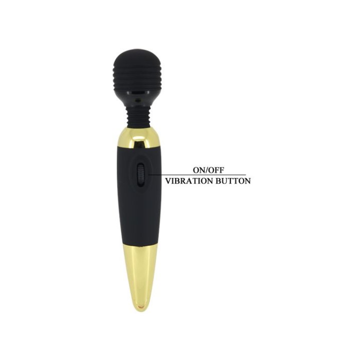 Vibro Power Wand Gold Pretty Love - Tête 45mm