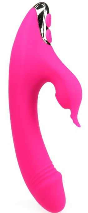 Vibro Rabbit à aspiration Amant Vibe 22cm Rose