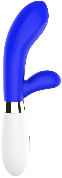 Vibro Rabbit Achilles 20cm Bleu