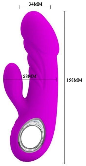 Vibro Rabbit Ansel Pretty Love 16 x 3.4cm