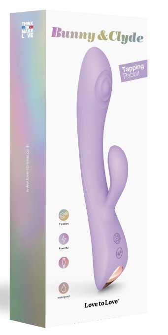 Vibro Rabbit Bunny & Clyde Love to Love 22cm Mauve