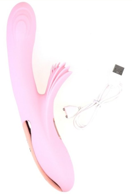 Vibro Rabbit chauffant Lilo Heat 23cm Rose